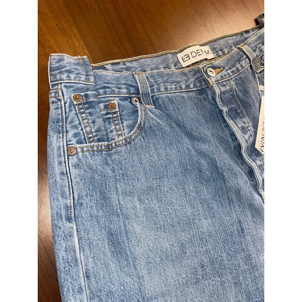EB Denim OG Jean Denim Shorts in Light Wash 33 New Womens Jeans Revolve
